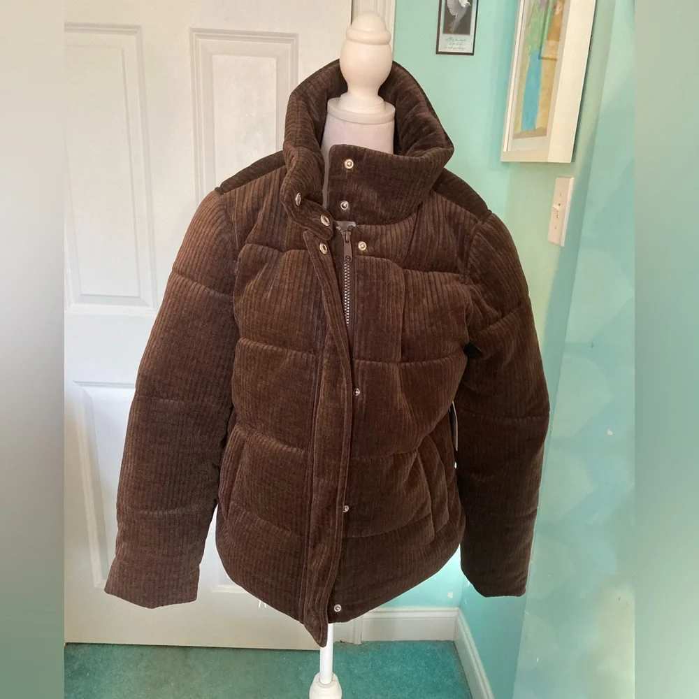 Brown Corduroy Puffer Jacket_3